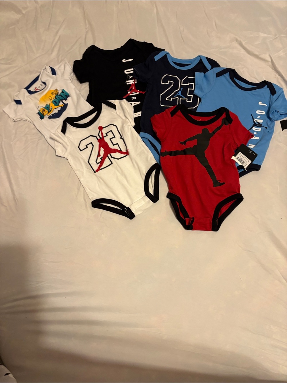 Jordan Baby One-Piece Bodysuit Set - Multi Color